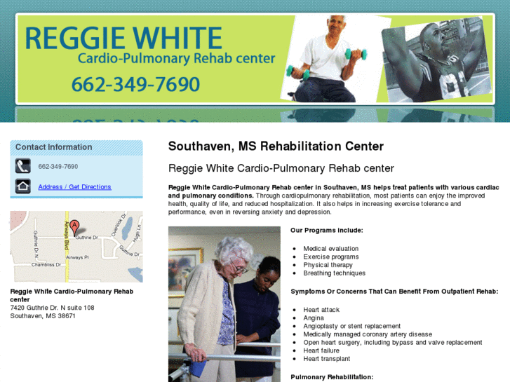 www.reggiewhitecardiopulmonaryrehab.com