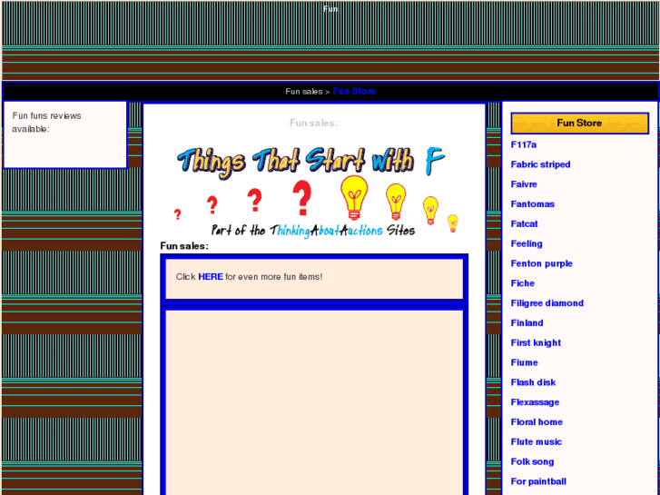www.thingsthatstartwithf.com