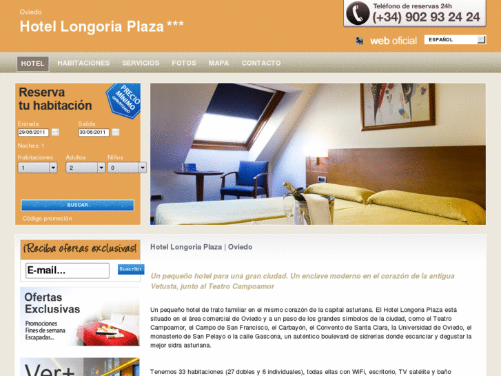 www.hotellongoriaplaza.com