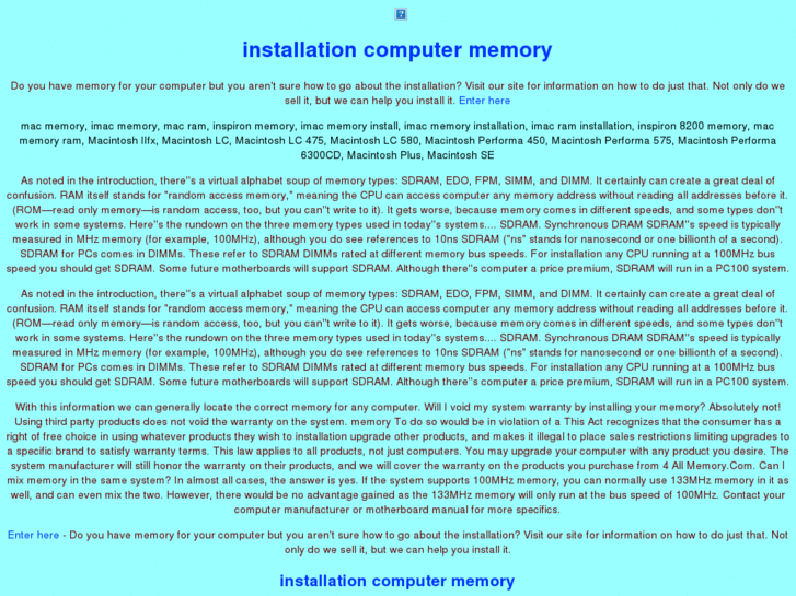 www.installation-computer-memory.com