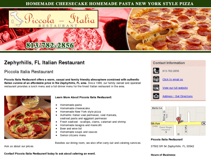 www.italianrestaurantzephyrhills.com