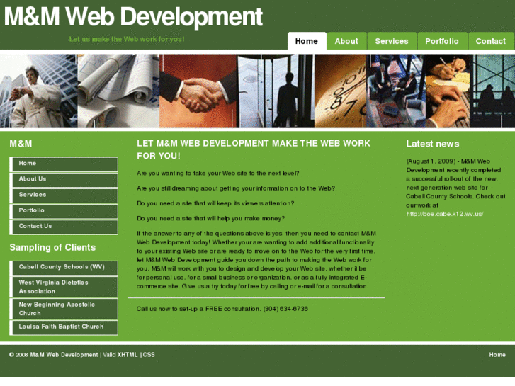 www.mandmwebdevelopment.com