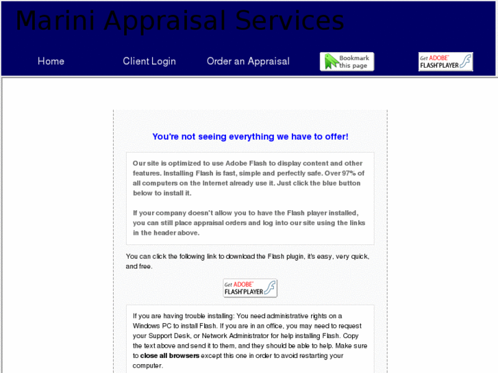 www.mariniappraisals.com