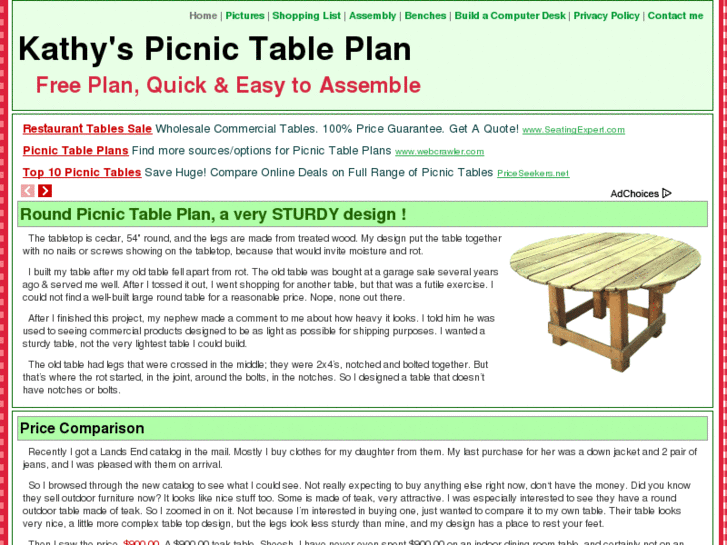 www.picnic-table-plan.info