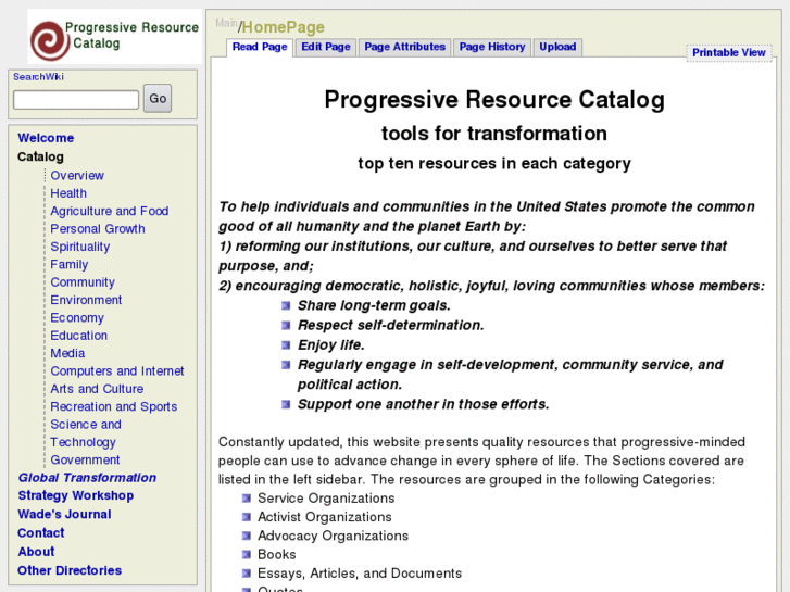 www.progressiveresourcecatalog.org