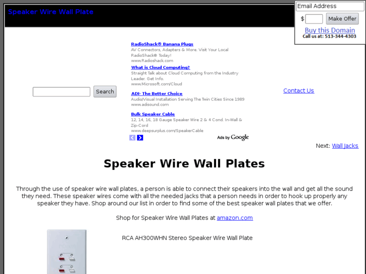 www.speakerwirewallplate.com