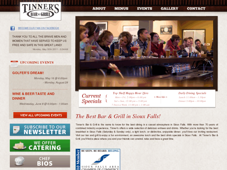 www.tinnersgrill.com