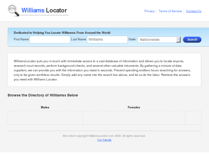 www.williamslocator.com