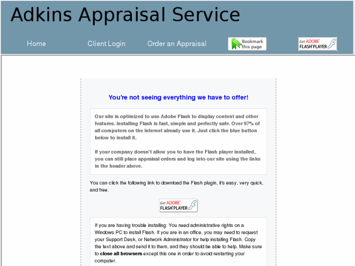 www.adkinsappraisalservice.com