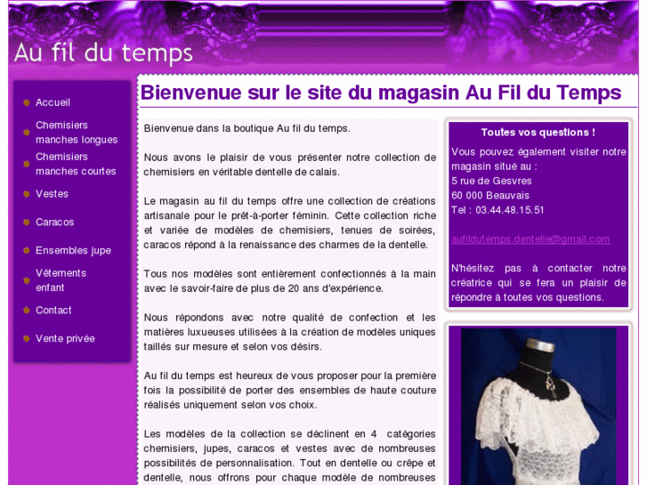 www.aufildutemps-dentelle.com