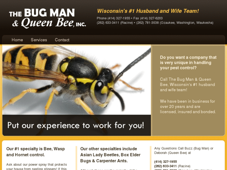 www.bugmanandqueenbee.com