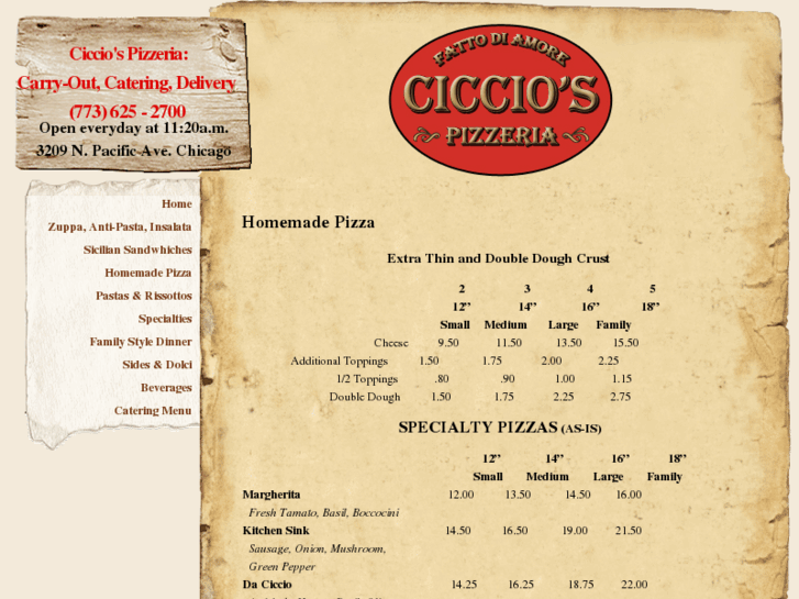 www.cicciospizzeria.com