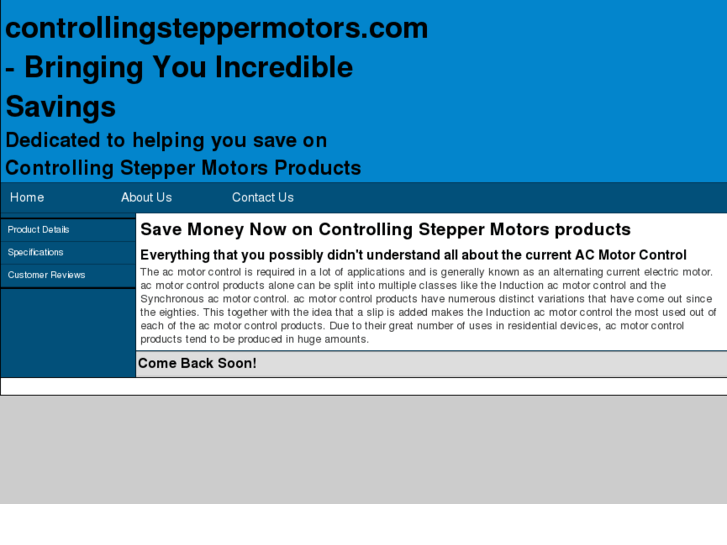 www.controllingsteppermotors.com