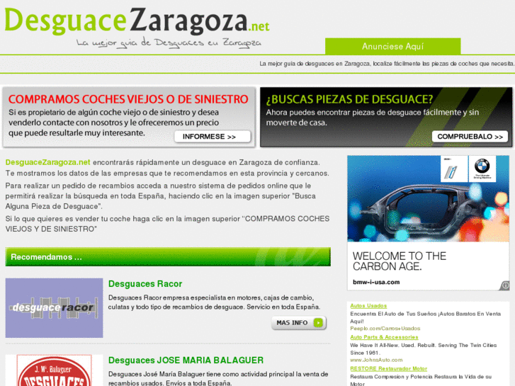 www.desguacezaragoza.net