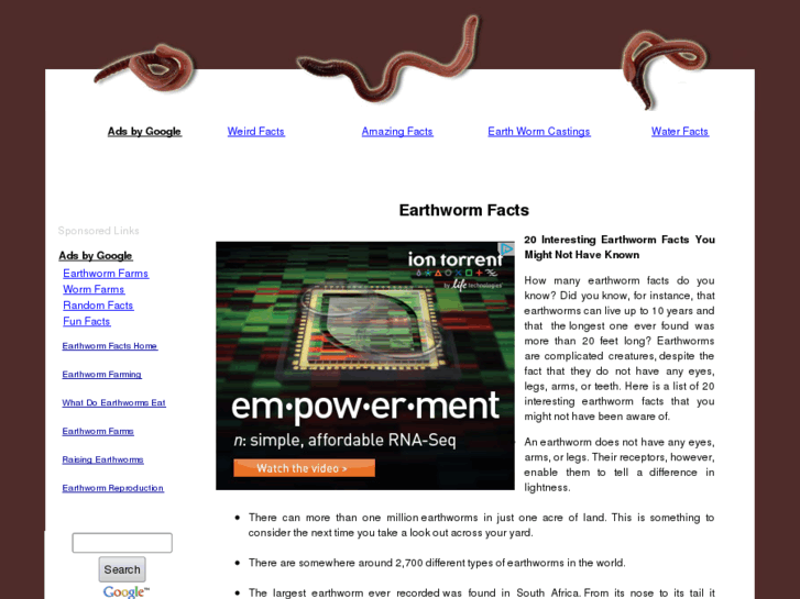 www.earthwormfacts.net