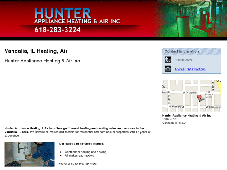 www.hunterapplianceheatingandair.com