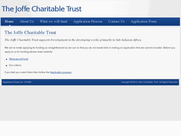 www.joffecharitabletrust.org