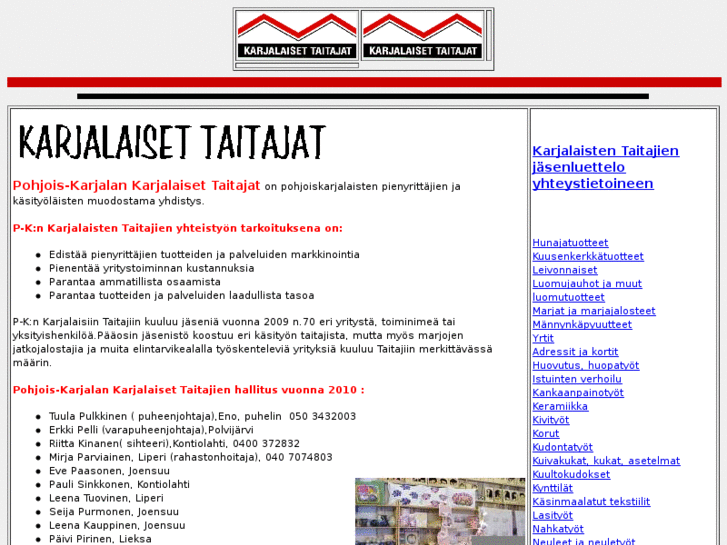 www.karjalaisettaitajat.net