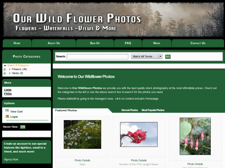 www.ourwildflowerphotos.com