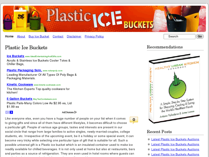 www.plasticicebuckets.org