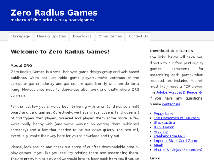 www.zeroradiusgames.com