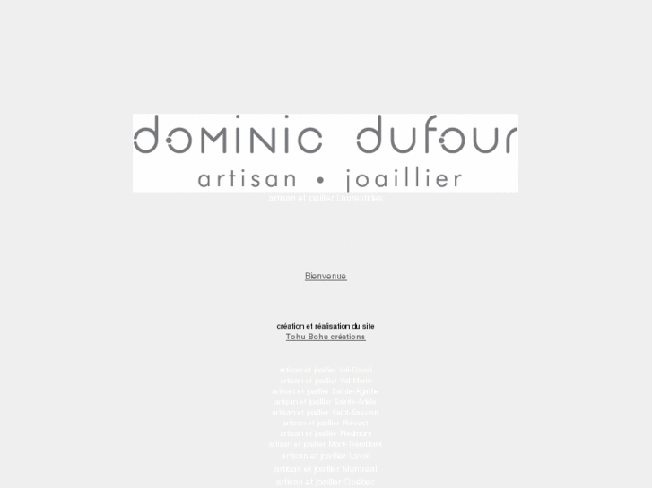 www.dominicdufourjoaillier.com