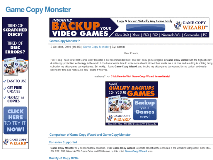 www.gamecopymonster.org