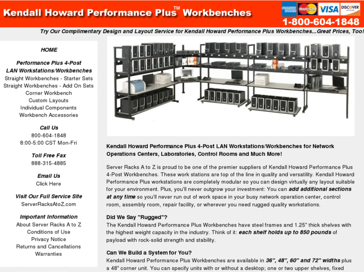 www.kendallhowardperformancepluslanworkbenches.com