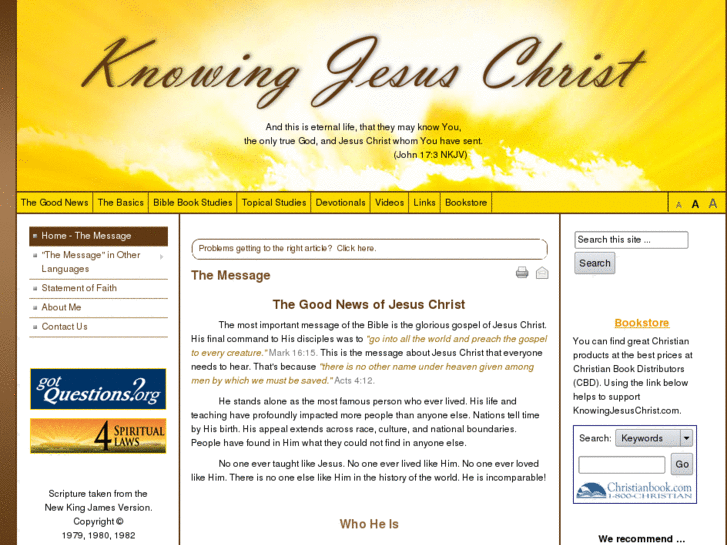 www.knowingjesuschrist.com