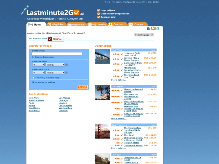 www.lastminute2go.nl