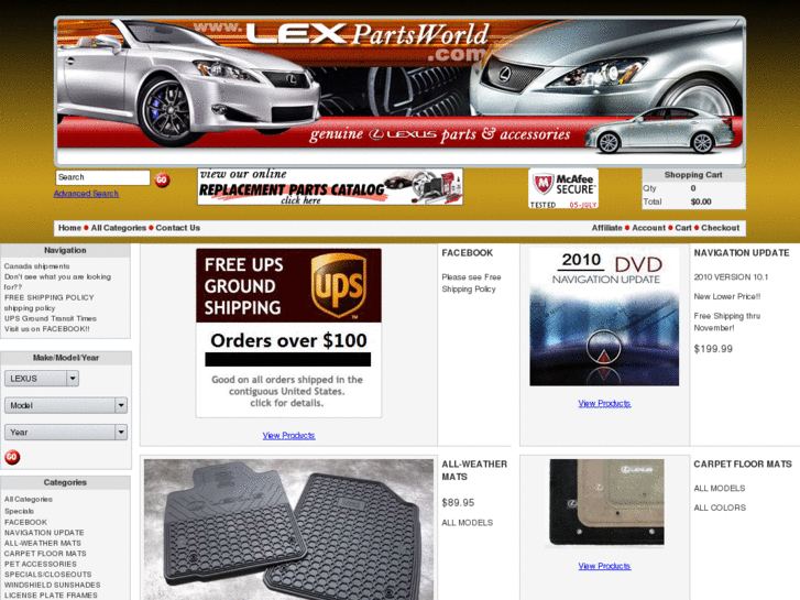 www.lexpartsworld.com