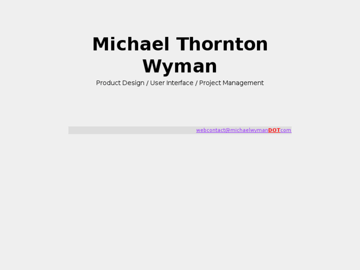 www.michaelwyman.com