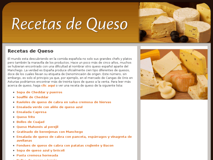 www.recetasdequeso.com