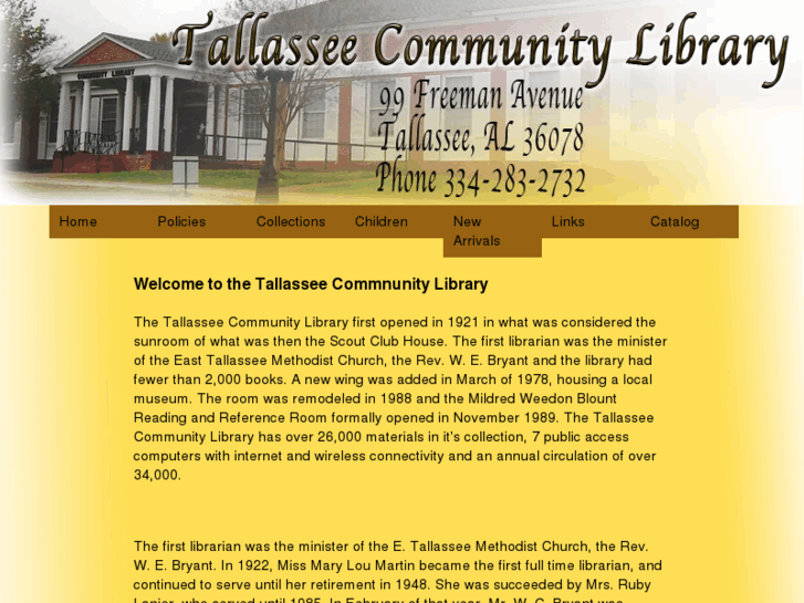 www.tallasseecitylibrary.com