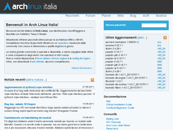 www.archlinux.it