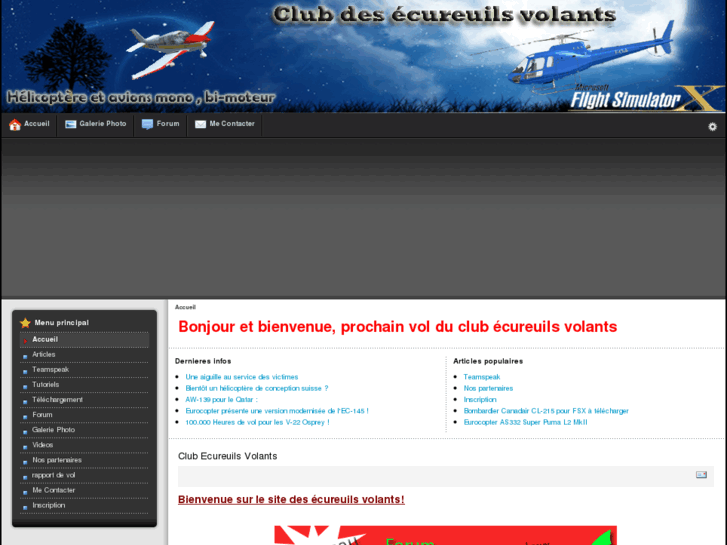 www.clubecureuilsvolants.com