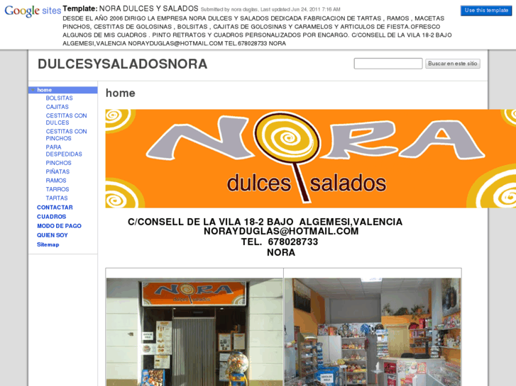 www.noradulcesysalados.es