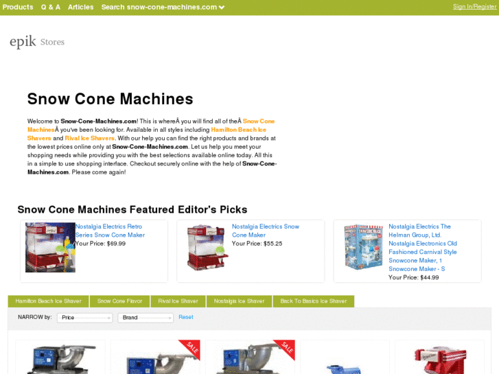 www.snow-cone-machines.com