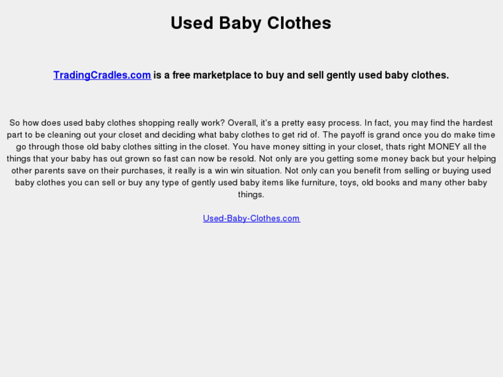 www.used-baby-clothes.com