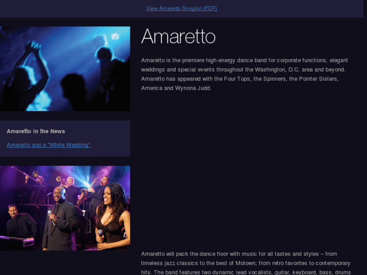 www.amarettomusic.com