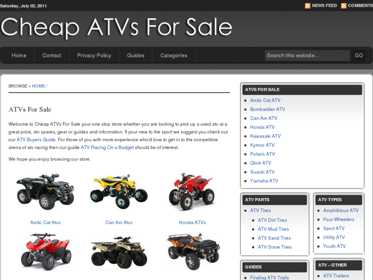 www.atvsforsaletoday.com