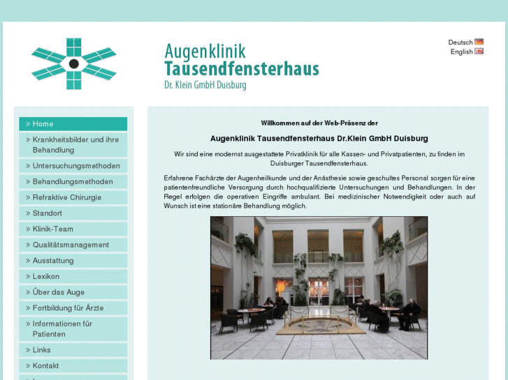 www.augenklinik-tausendfensterhaus.de