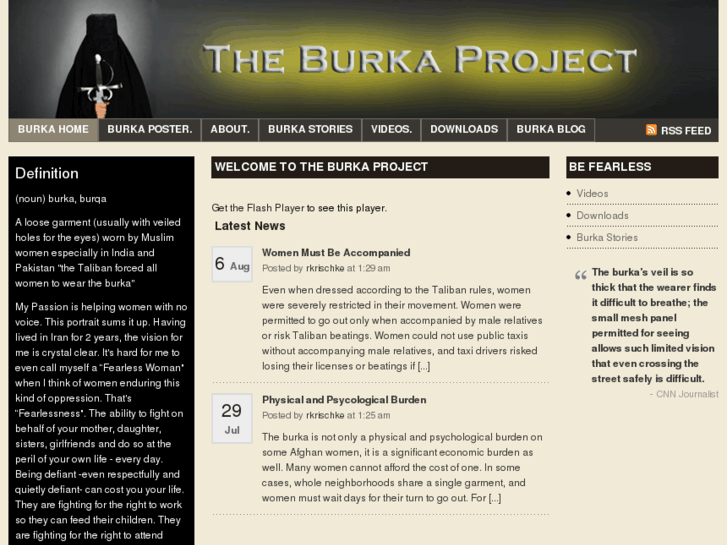 www.burkaproject.net