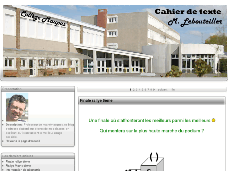 www.cahierdetexte.info