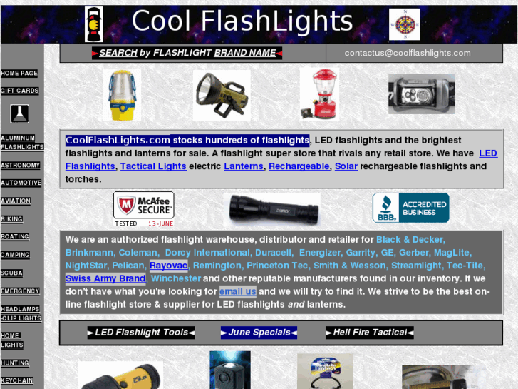 www.coolflashlights.com