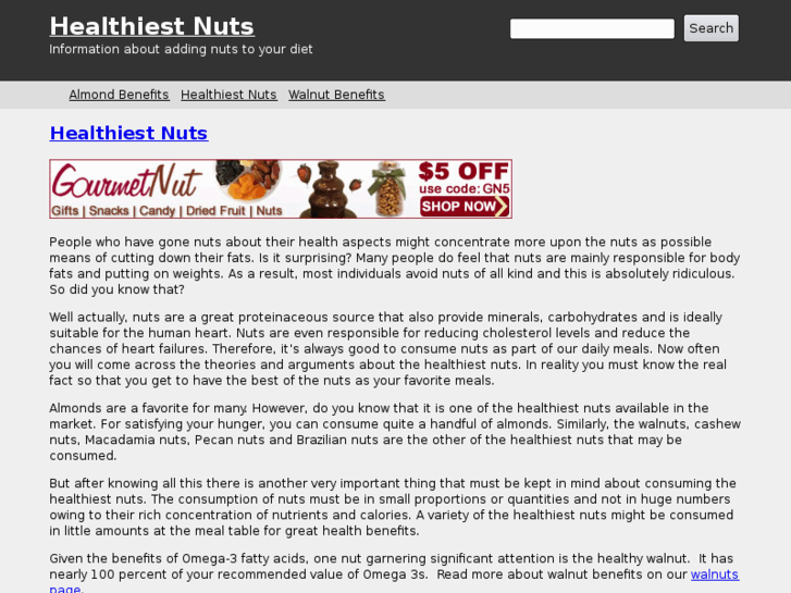 www.healthiestnuts.info