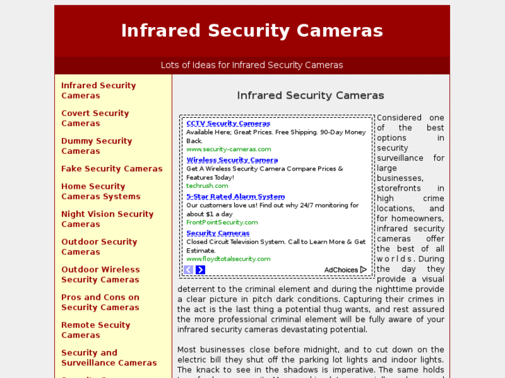 www.infraredsecuritycameras.net