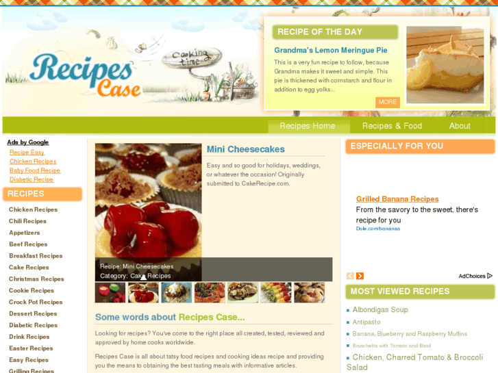 www.recipescase.com