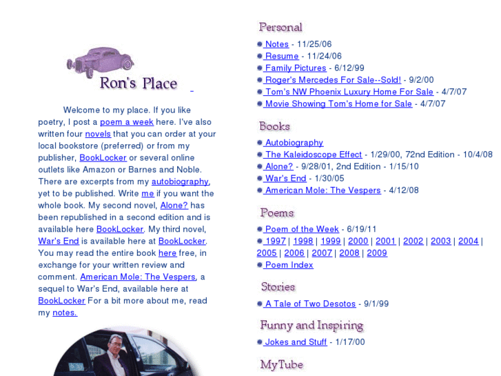 www.ronhullauthor.com