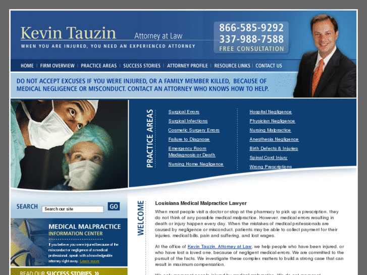 www.tauzinlaw-medical-malpractice.com